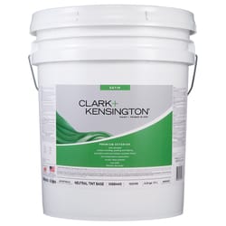 Clark+Kensington Satin Tint Base Neutral Base Premium Paint Exterior 5 gal