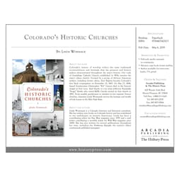 Arcadia Publishing Colorado's Historic Churches History Book