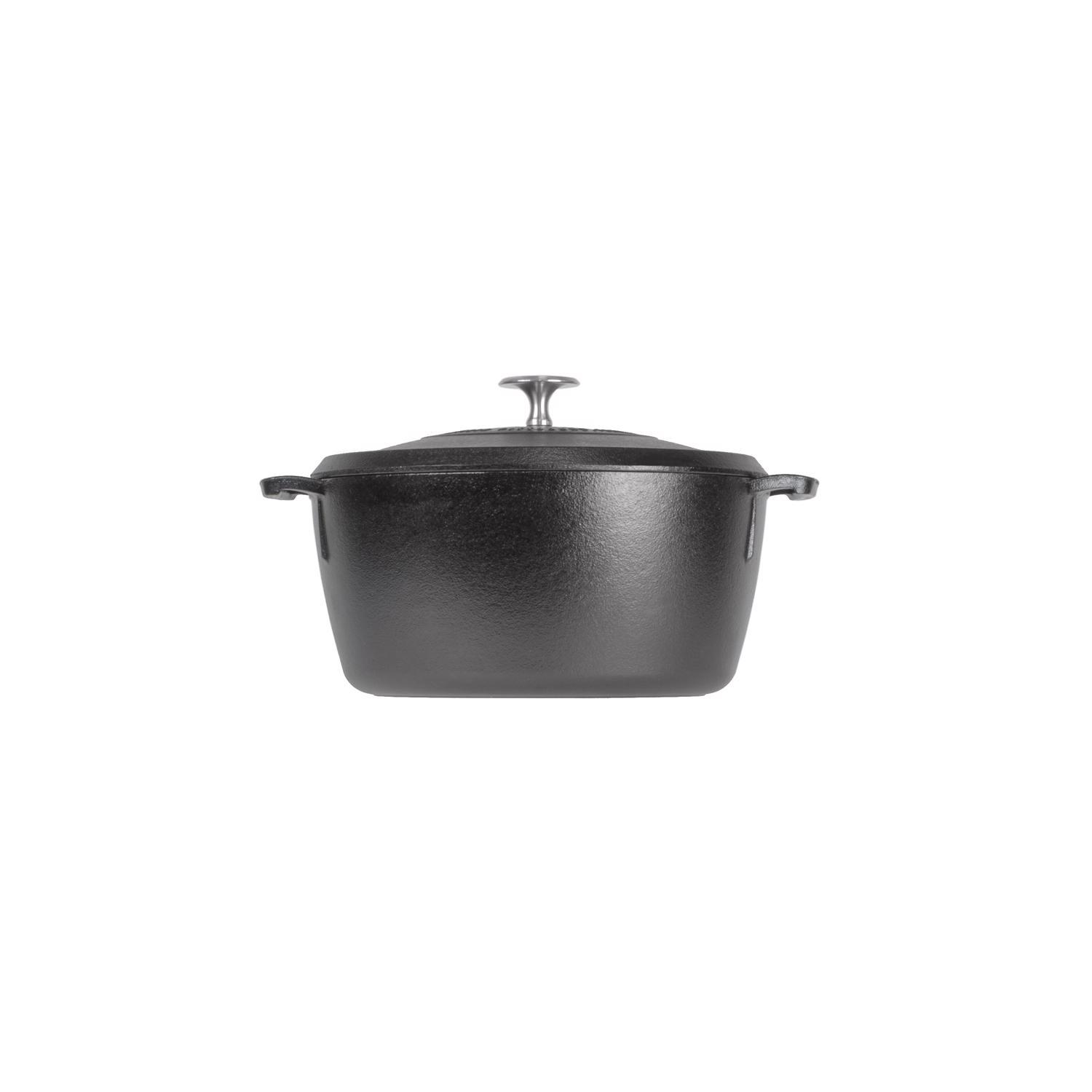 Lodge Blacklock Cast Iron Dutch Oven 5 in. 5.5 qt Black Sansujyuku sansujyuku.com