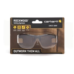 Carhartt Rockwood Anti-Fog Safety Glasses Sandstone Bronze Lens Black Frame 1 pc