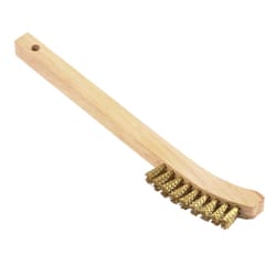 Forney 8-5/8 in. L X 1.5 in. W Scratch Brush Brass 1 pc