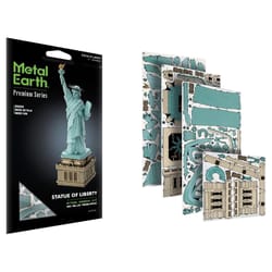 Metal Earth Statue of Liberty Model Kit Teal Blue/Brown 114 pc