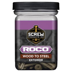 Screw Products ROCO No. 12 X 2.5 in. L Star Low Profile Head Construction Screws 1 lb 57 pk