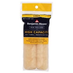 Benjamin Moore Wool 6-1/2 in. W X 1/2 in. Mini Roller 2 pk