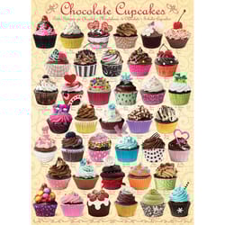 Eurographics Chocolate Cupcakes Jigsaw Puzzle Multicolored 1000 pc