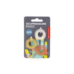 Kikkerland Design Assorted Acupressure Massage Rings 1 pk