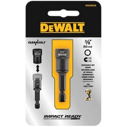 DeWalt Impact Ready 3/8 in. X 2-9/16 in. L Black Oxide Nut Driver 1 pk