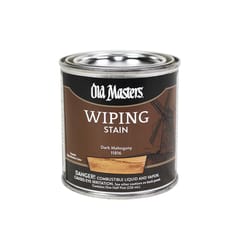 Old Masters Semi-Transparent Dark Mahogany Oil-Based Wiping Stain 1/2 pt