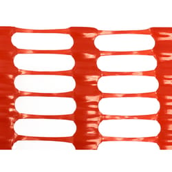 Tenax 4 ft. H X 50 ft. L HDPE Plastic Safety Fence Orange