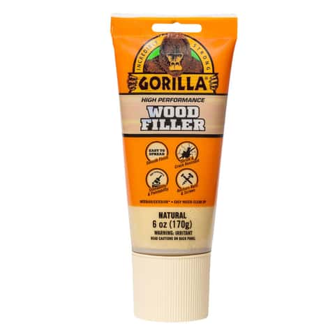 Gorilla All Purpose Wood Filler Wood Repair Kit with Putty Knife and  Sanding Block 