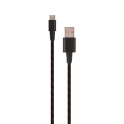 Fusebox USB-A to USB-C Cable 6 ft. Black