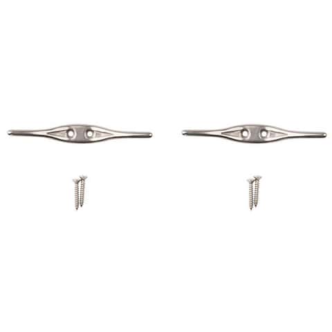 National Hardware Stainless Steel Rope Cleat 30 lb. cap. 4-1/2 in. L National Hardware Stainless Steel Rope Cleat 30 lb. cap. 4-1/2 in. L