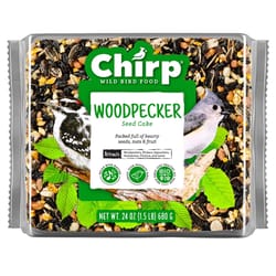 Chirp Woodpecker Wild Bird Peanut Seed Cake 24 oz