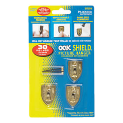 OOK Shield Picture Hanger 30 lb 3 pk