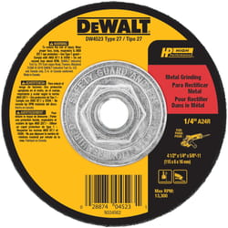 DeWalt High Performance 4-1/2 in. D X 5/8-11 in. Metal Grinding Wheel
