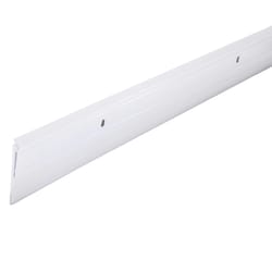 M-D BUILDING PRODUCTS White Aluminum/Vinyl Sweep For Doors 36 in. L X 2.13 in.