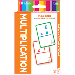 Bazic Products Multiplication Flash Cards White 36 pc