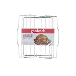 Good Cook Silver Metal Adjustable Roasting Rack