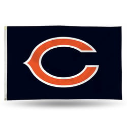 Rico Chicago Bears Flag 0.125 in. H X 3 ft. W X 5 ft. L