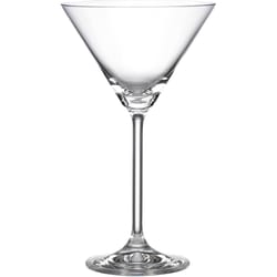 Lenox 6 oz Clear/Gray Glass Tuscany Classics Martini Glass