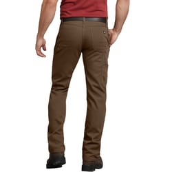 Dickies Men's Twill Carpenter Pants Timber Brown 30x32 7 pocket 1 pk