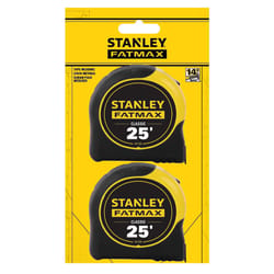 Stanley FatMax 25 ft. L X 1-1/4 in. W Tape Measure Set 2 pk