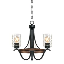 Westinghouse Barnwell Oil Rubbed Bronze Black 3 lights Chandelier