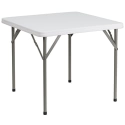 Flash Furniture Contemporary 34.25 in. W X 34.25 in. L Square Folding Table
