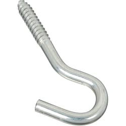 National Hardware Zinc-Plated Silver Steel 4-7/8 in. L Screw Hook 150 lb 1 pk