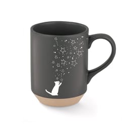 Pet Shop by Fringe Studio 12 fl. oz. Charcoal BPA Free Celestial Cat Mug