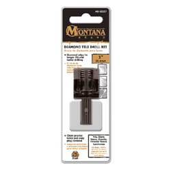 Montana Brand 1 in. Alloy Steel Drill Bit 3-Flat Shank 1 pc