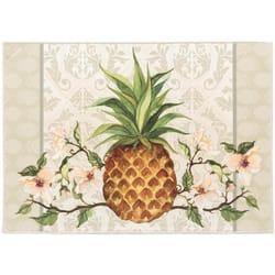 Olivia's Home 22 in. W X 32 in. L Multi-Color Pineapple Breeze Polyester Accent Rug