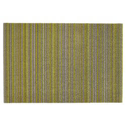 Chilewich 24 in. W X 36 in. L Yellow Stripe PVC Vinyl Utility Mat