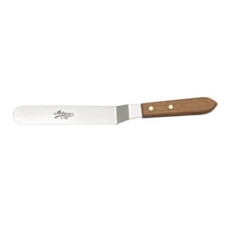 Ateco Brown/Silver Stainless Steel/Wood Icing Spatula
