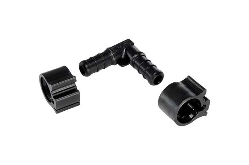 Flair-It PEXLock 3/8 in. PEX X 3/8 in. D PEX PEX Elbow with Clamps ...