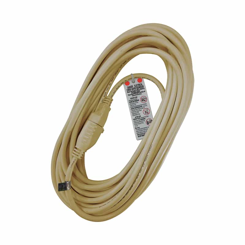 Ace Outdoor 25 ft. L Beige Extension Cord 16/3 SJTW Ace Hardware