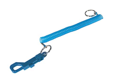 Hillman Plastic Assorted Jogger's Wrist Coil Key Chain Hillman Plastic Assorted Jogger's Wrist Coil Key Chain