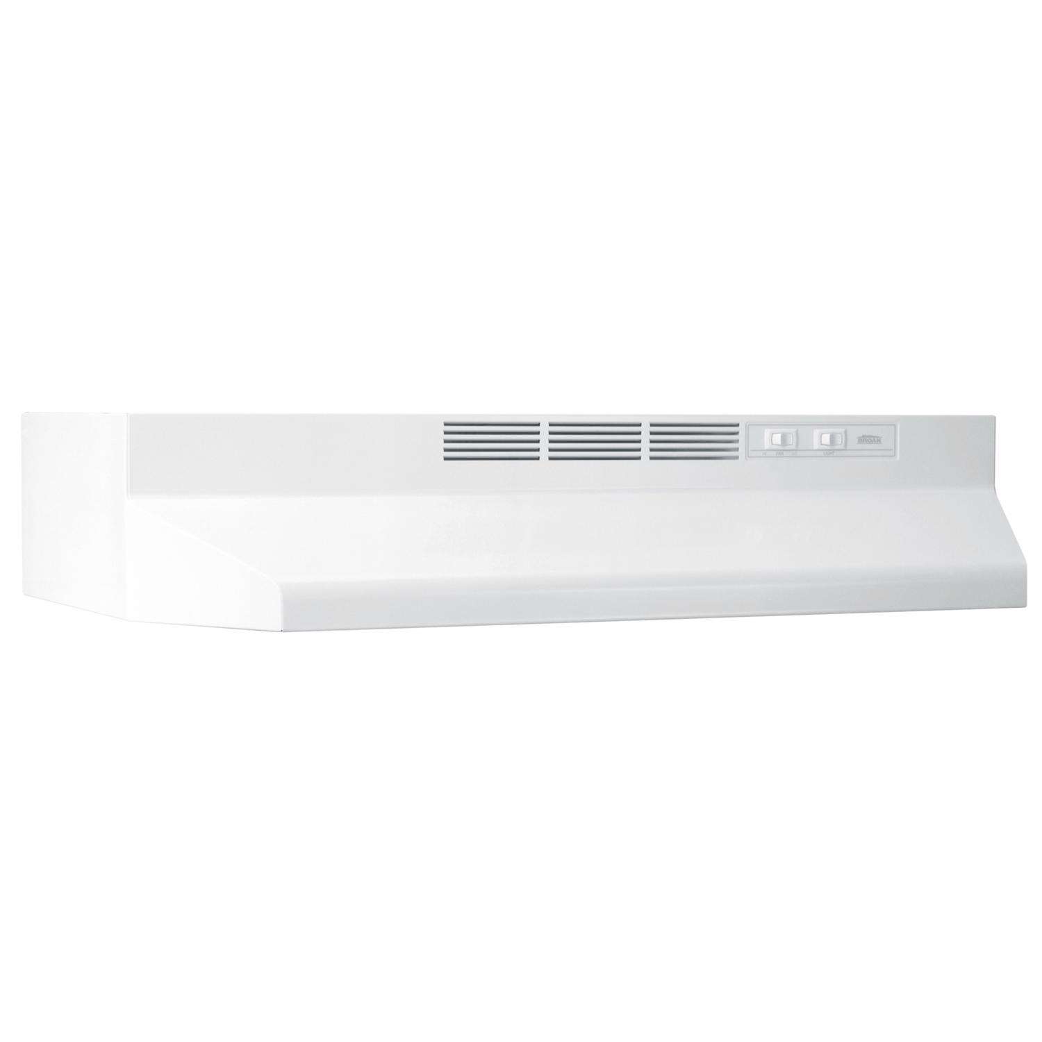 Broan 41000 Series 30 in. W White Range Hood Ace Hardware