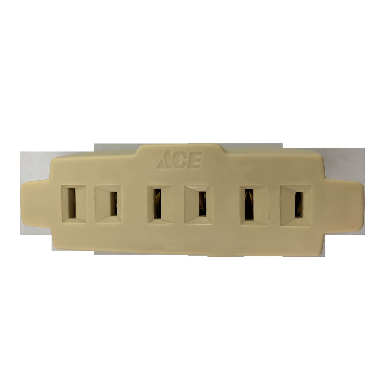 Ace Polarized 3 outlets Adapter 1 pk Ace Hardware