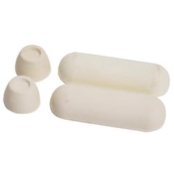 Ace Toilet Seat Bumpers White Plastic