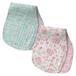 Stephen Joseph Hedgehog Muslin Burp Cloths Cotton 2 pk