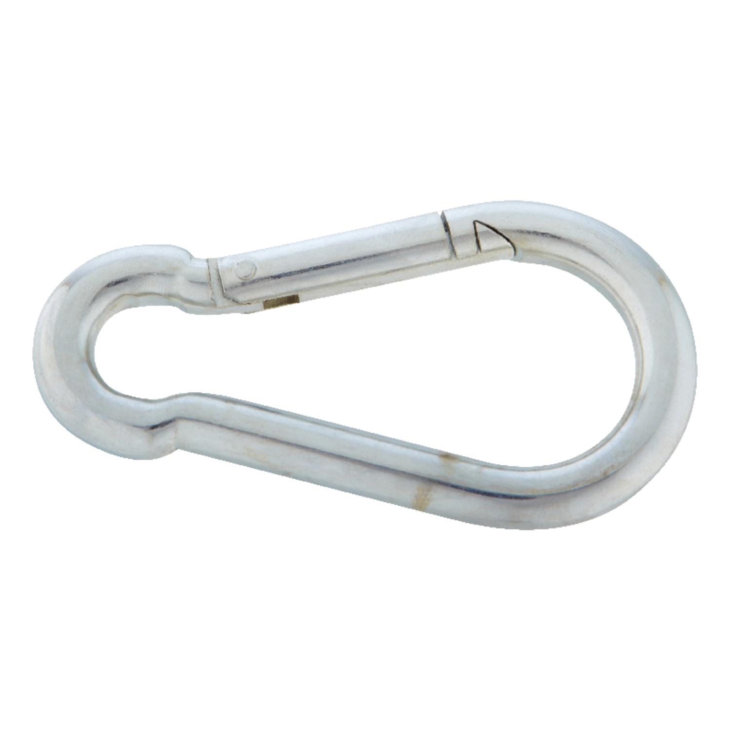 Campbell Zinc-Plated Steel Spring Snap 280 lb. cap. 4 in. L Campbell Zinc-Plated Steel Spring Snap 280 lb. cap. 4 in. L