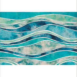Liora Manne Illusions 1.63 ft. W X 2.46 ft. L Multi-color Wave Polyester Accent Rug