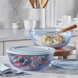 Pyrex 11 in. Mixing Bowl Blue 1 pc