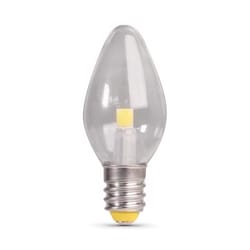 Feit C7 E12 (Candelabra) LED Bulb Daylight 7 Watt Equivalence 4 pk