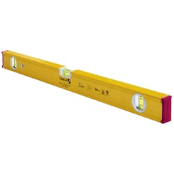 STABILA 24 in. Aluminum Type 80 AS-2 Box Beam Level 3 vial