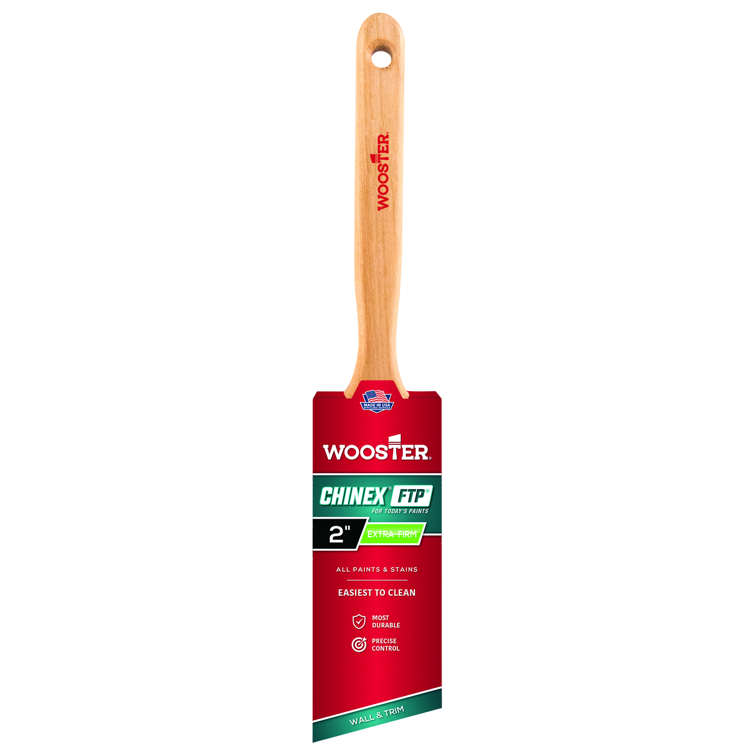 Photos - Putty Knife / Painting Tool Wooster Chinex FTP 2 in. Angle Oil-Based Paint Brush 4410-2