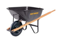 True Temper Steel Wheelbarrow 6 cu ft