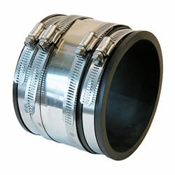 Fernco Schedule 40 1-1/2 in. Hub each X 1-1/2 in. D Hub PVC Coupling 1 pk