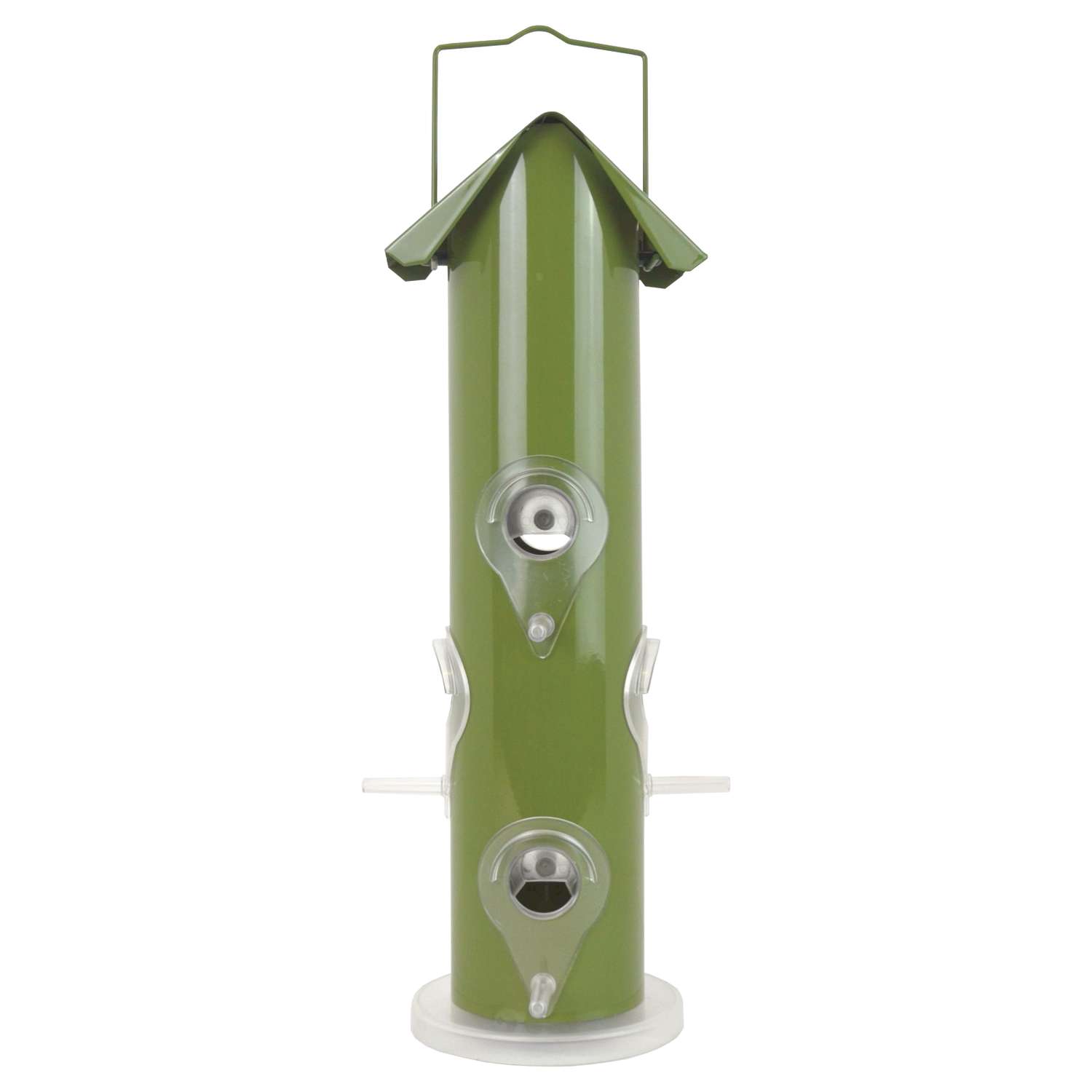 Perky-Pet Wild Bird and Finch 1 lb. Metal Tube Bird Feeder 6 ports ...